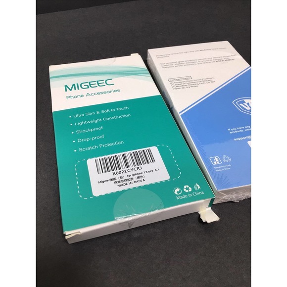 iphone 13 pro 6.1 and Glass screen protector 2pack 6.1 - Picture 6 of 12